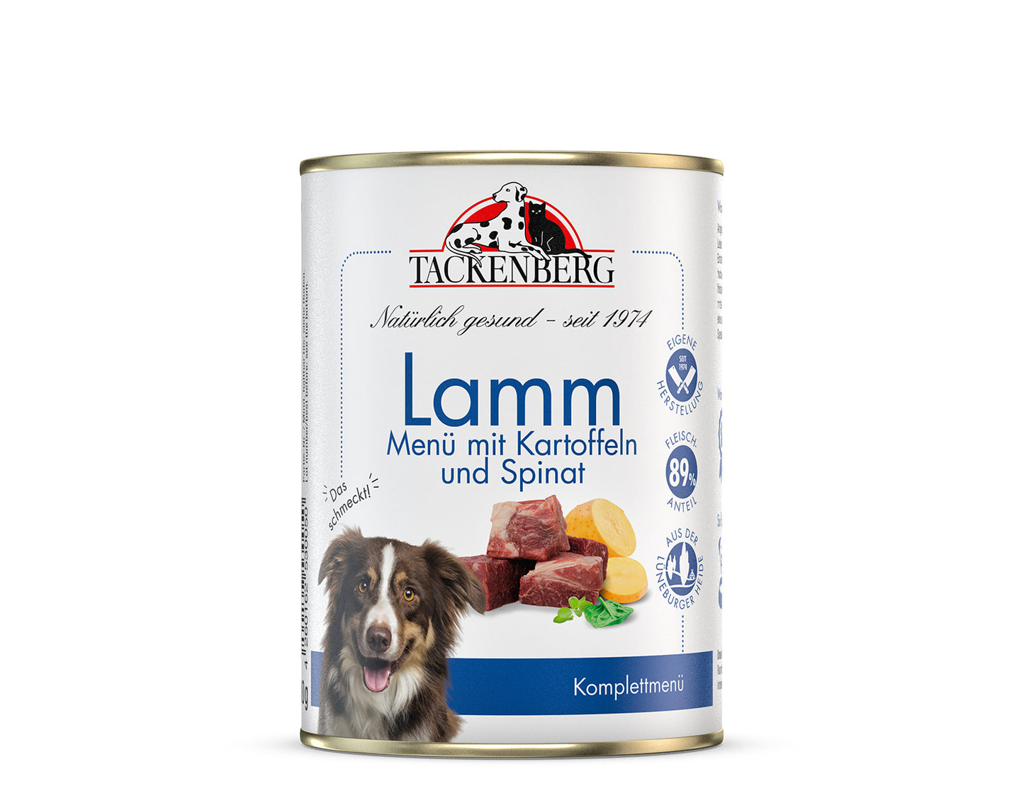 Lamm mit Kartoffel & Spinat
