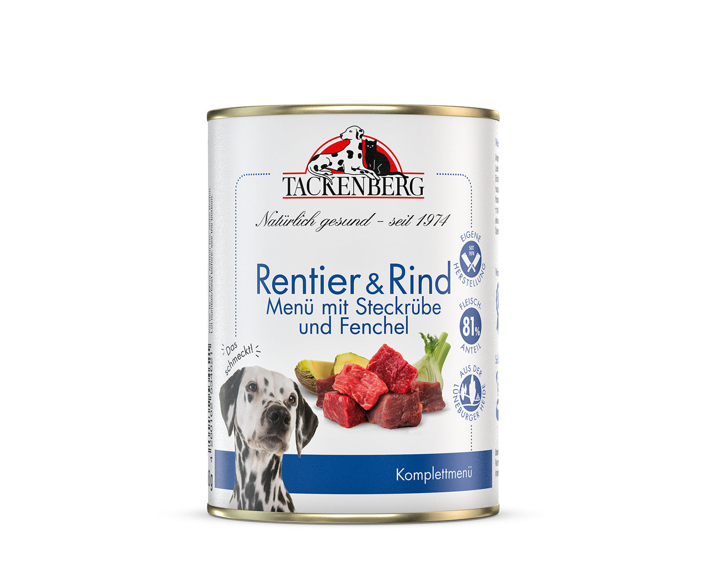 Rentier & Rind mit Steckrübe & Fenchel