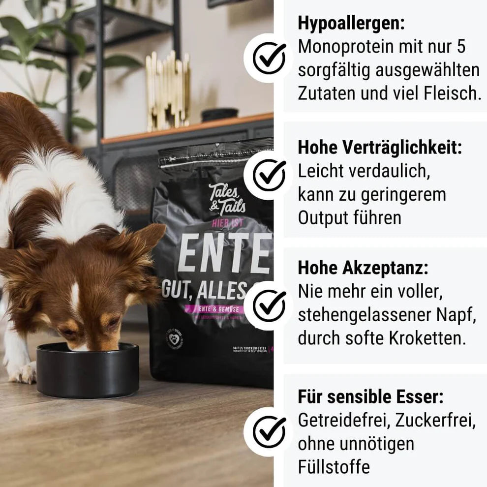 softes Trockenfutter: Ente gut, alles gut