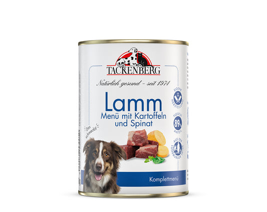 Lamm mit Kartoffel & Spinat